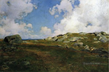 150の主題の芸術作品 Painting - 暗い日の風景 ジョゼフ・デキャンプ